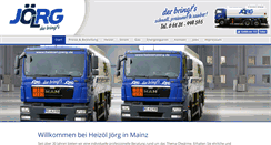 Desktop Screenshot of heizoel-joerg.de