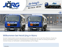 Tablet Screenshot of heizoel-joerg.de